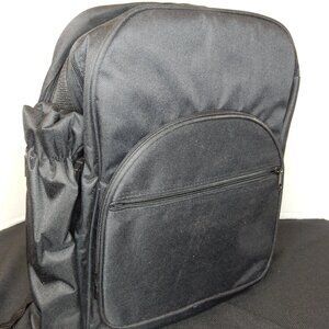 Outdoor Backpack Picnic Basket Travel 2 Person Bag w/Cooler Blanket Utensils